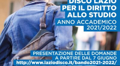 Regione Lazio – Bando Diritto allo Studio