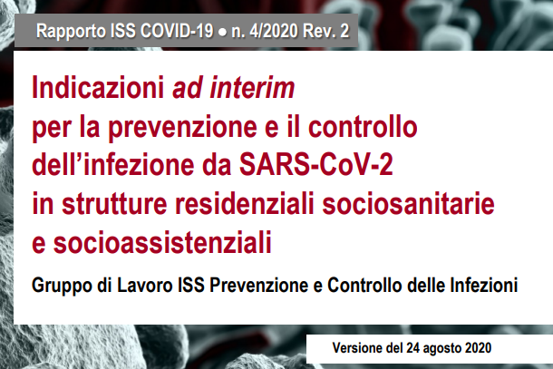 Rapporto ISS COVID-19 n. 4/2020 Rev. 2_Linee Guida strutture residenziali sociosanitarie e socioassistenziali