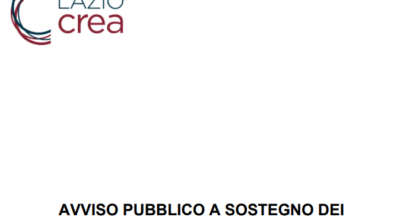 AVVISO PUBBLICO A SOSTEGNO DEI TEATRI DELLA REGIONE LAZIO