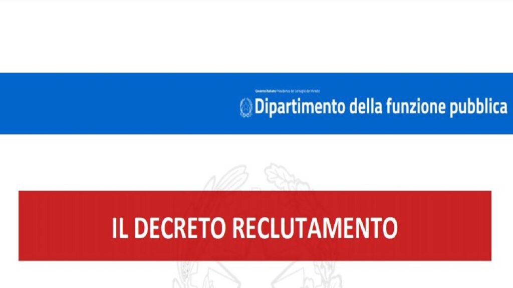 Decreto Legge Reclutamento