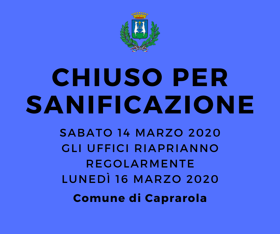 Comunicazione chiusura uffici comunali