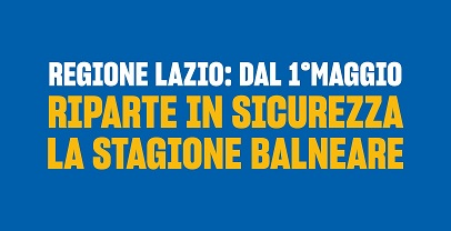 Regione Lazio – Linee guida per la riapertura degli stabilimenti balneari e spiagge