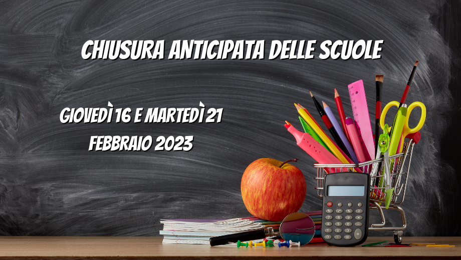 Ordinanza chiusura anticipata scuole