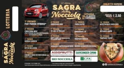 I numeri vincenti della Lotteria Sagra della Nocciola – Caprarola 2023