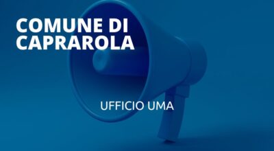 Caprarola Ufficio U.M.A. (utenti motori agricoli) chiusura per ferie